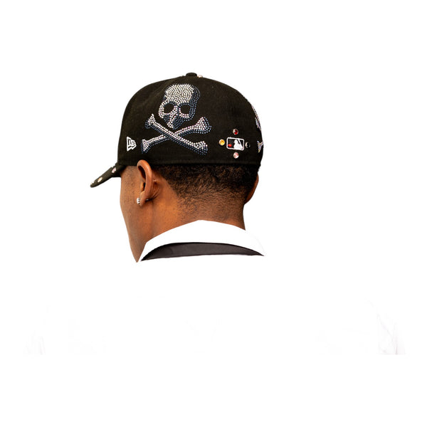 UH Logo Skull Fitted Cap (Black)