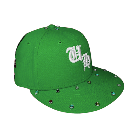 UH Logo Skull Fitted Cap (Kelly Green)