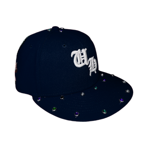 UH Logo Skull Fitted Cap (Navy)